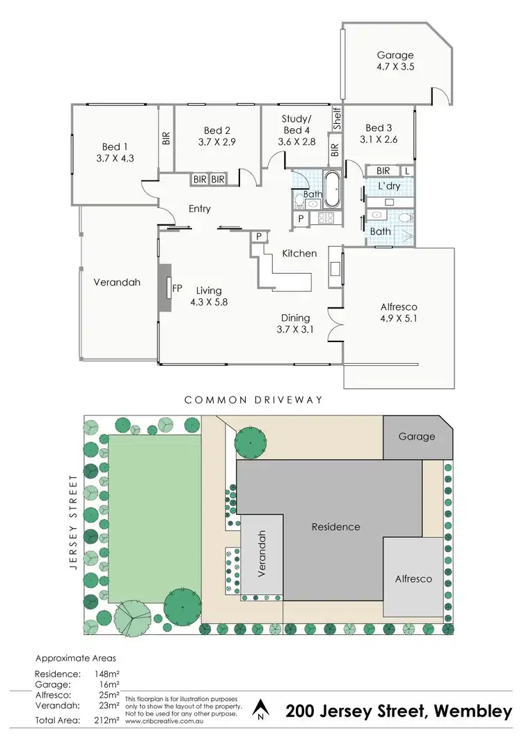 Floorplan of Homely house listing, 200 Jersey Street, Wembley WA 6014