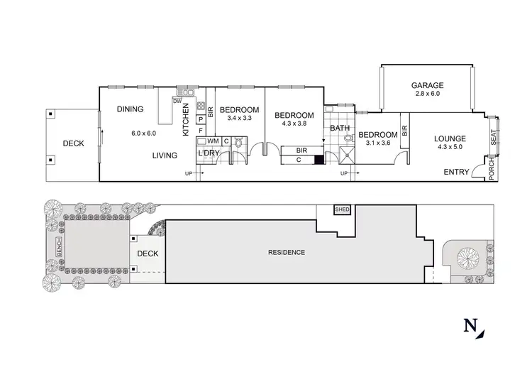 Floorplan of Homely unit listing, 10 Raleigh Grove, Essendon North VIC 3041