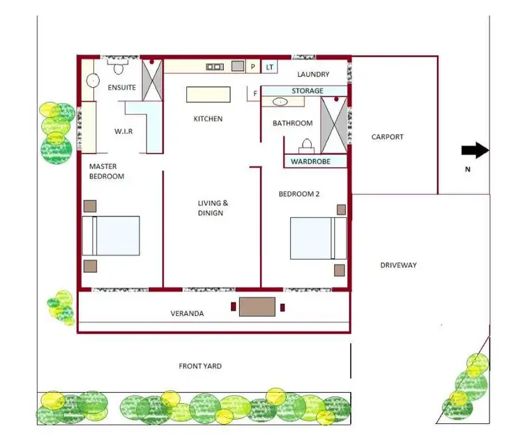 Floorplan of Homely house listing, 4 Volute Court, Mission Beach QLD 4852