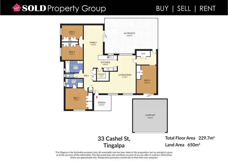 Floorplan of Homely house listing, 33 Cashel Street, Tingalpa QLD 4173