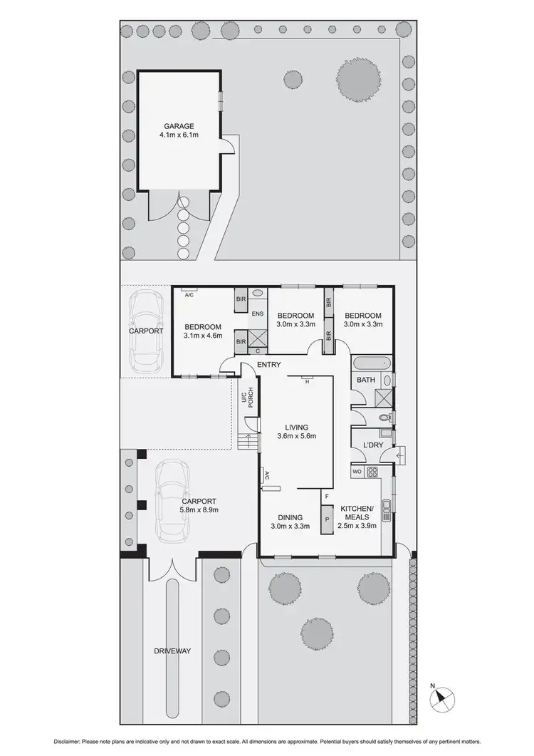 Floorplan of Homely house listing, 16 Heatherlea Crescent, Keilor East VIC 3033