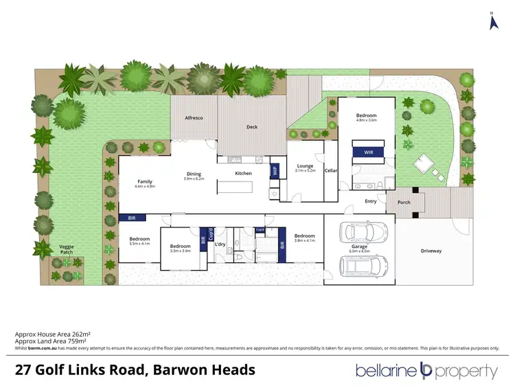 Floorplan of Homely house listing, 27 Golf Links Road, Barwon Heads VIC 3227