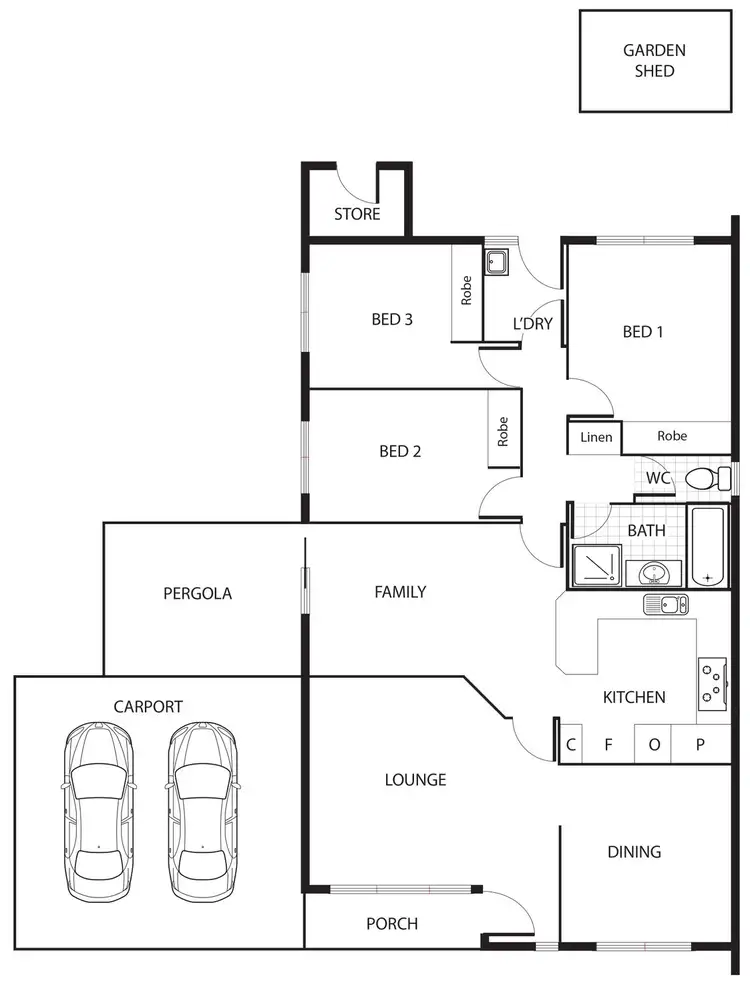 Floorplan of Homely house listing, 24 Werriwa Crescent, Isabella Plains ACT 2905