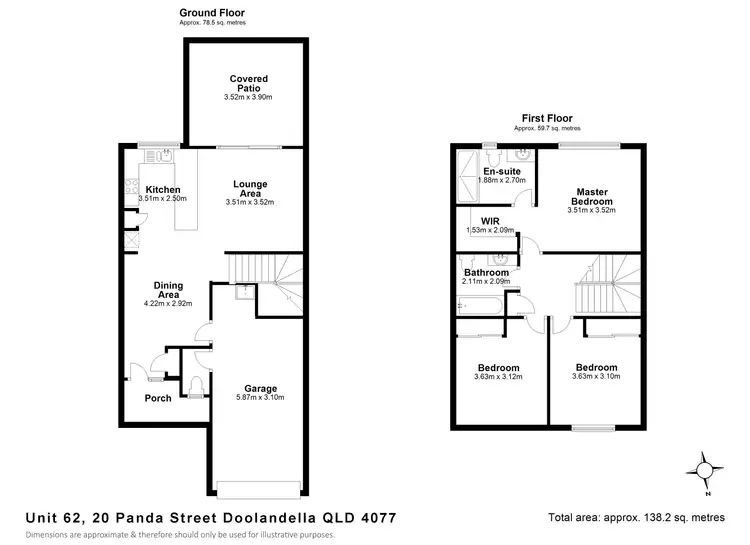 Floorplan of Homely townhouse listing, 62/49 Cloverdale Road, Doolandella QLD 4077