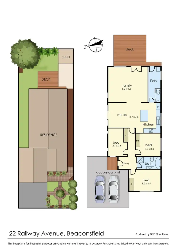 Floorplan of Homely house listing, 22 Railway Avenue, Beaconsfield VIC 3807
