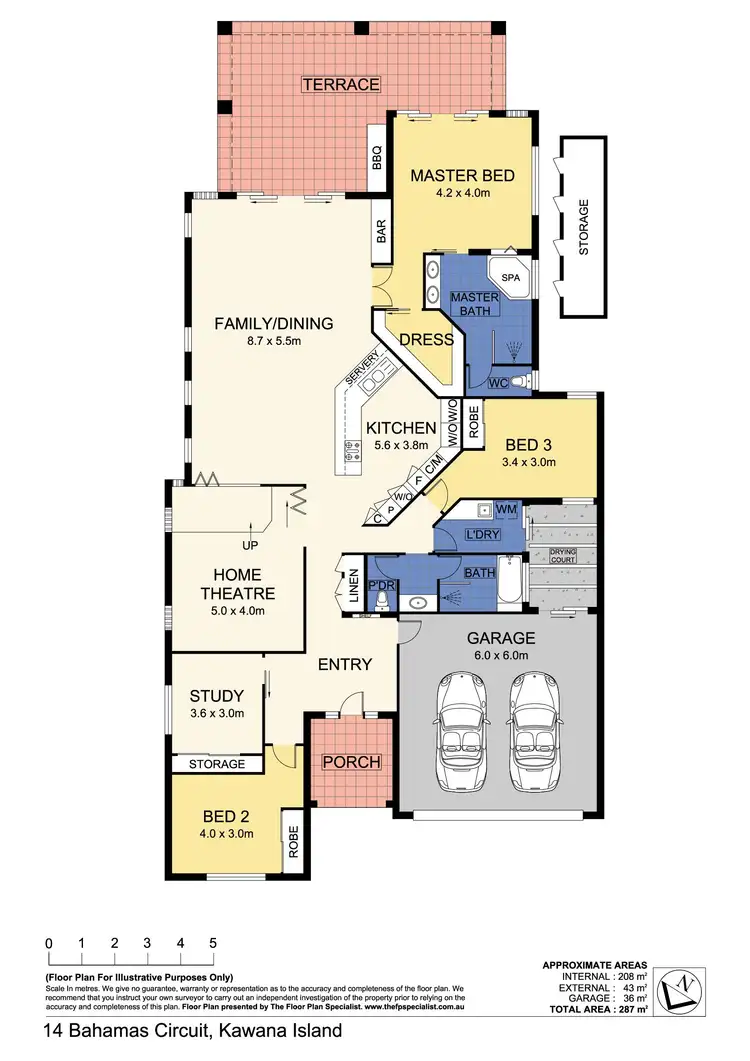 Floorplan of Homely house listing, 14 Bahamas Circuit, Kawana Island QLD 4575