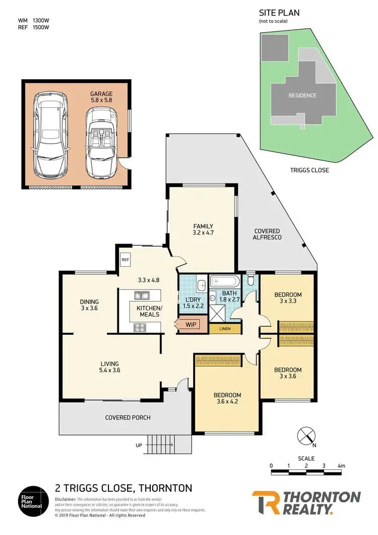 Floorplan of Homely house listing, 2 Triggs Close, Thornton NSW 2322