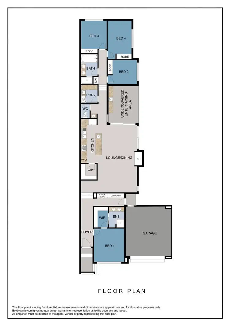Floorplan of Homely townhouse listing, 4b Cumberlege Crescent, Pearce ACT 2607