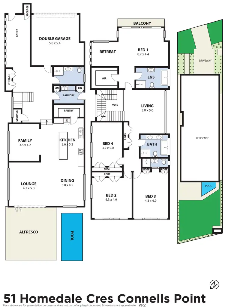 Floorplan of Homely house listing, 51 Homedale Crescent, Connells Point NSW 2221