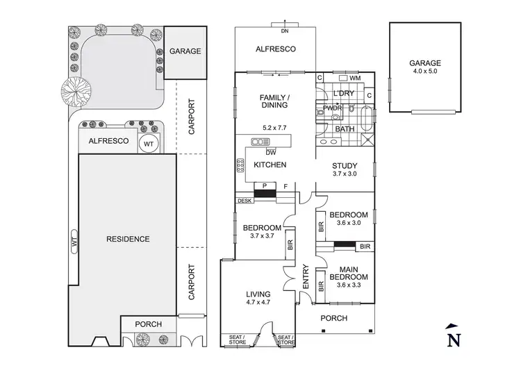 Floorplan of Homely house listing, 13 Albion Street, Essendon VIC 3040