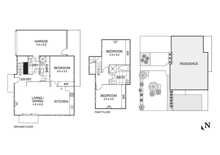 Floorplan of Homely townhouse listing, 33 Dinah Parade, Keilor East VIC 3033