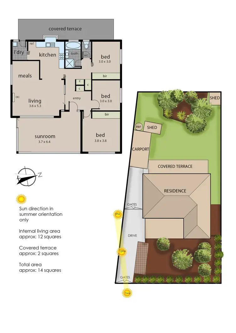 Floorplan of Homely house listing, 16 Inglenook Crescent, Frankston VIC 3199