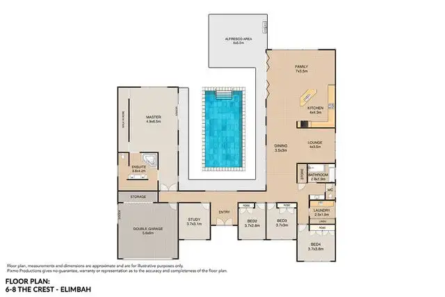 Floorplan of Homely rural property listing, 6-8 The Crest, Elimbah QLD 4516