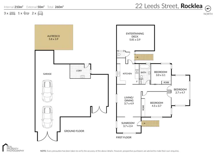 Floorplan of Homely house listing, 22 Leeds Street, Rocklea QLD 4106