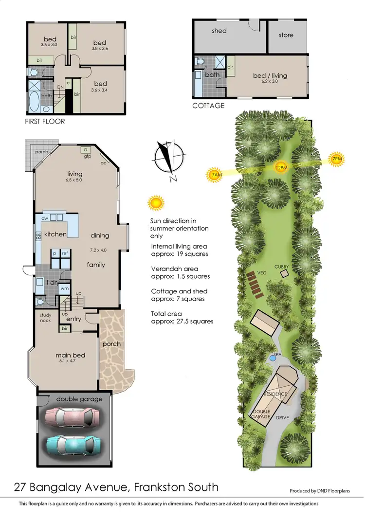 Floorplan of Homely house listing, 27 Bangalay Avenue, Frankston South VIC 3199
