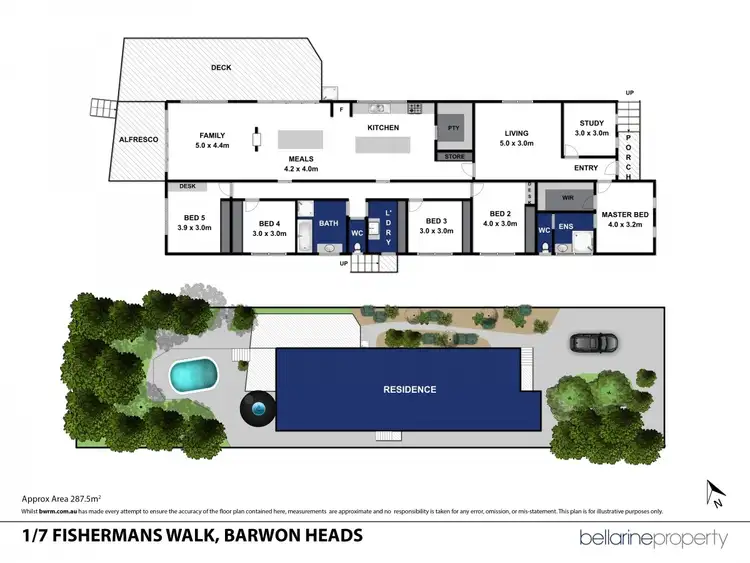 Floorplan of Homely house listing, 7 Fishermans Walk, Barwon Heads VIC 3227