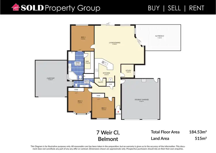 Floorplan of Homely house listing, 7 Weir Close, Belmont QLD 4153
