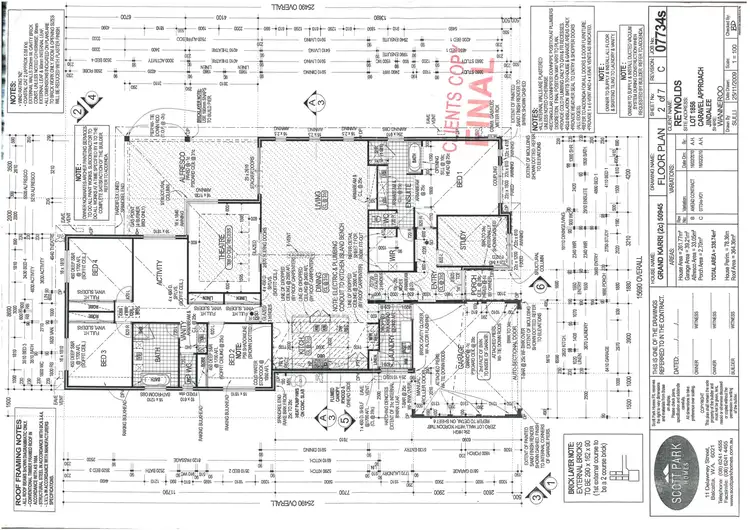 Floorplan of Homely house listing, 6 Caravel Approach, Jindalee WA 6036