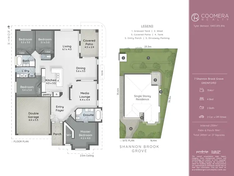 Floorplan of Homely house listing, 7 Shannon Brook Grove, Oxenford QLD 4210