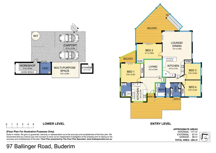 Floorplan of Homely house listing, 97 Ballinger Road, Buderim QLD 4556