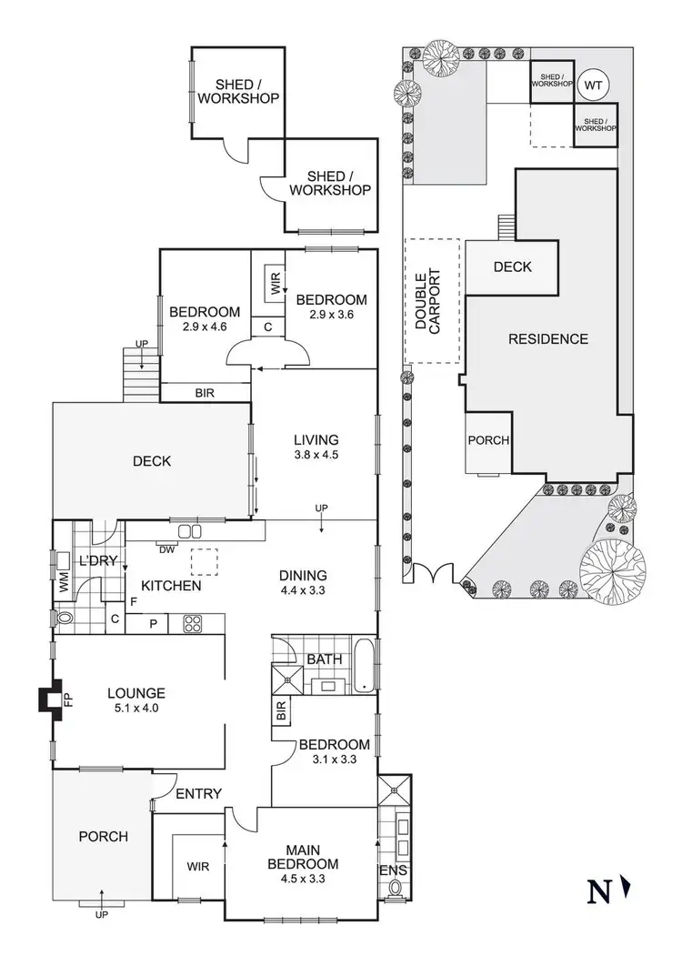 Floorplan of Homely house listing, 39 El Reno Crescent, Airport West VIC 3042