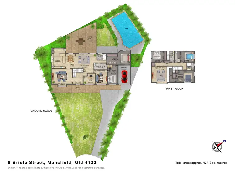 Floorplan of Homely house listing, 6 Bridle Street, Mansfield QLD 4122