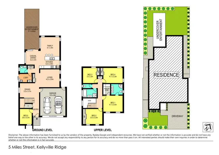 Floorplan of Homely house listing, 5 Miles Street, Kellyville Ridge NSW 2155