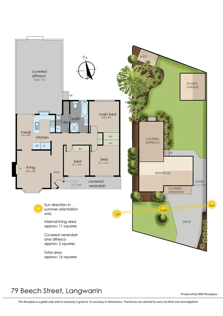 Floorplan of Homely house listing, 79 Beech Street, Langwarrin VIC 3910
