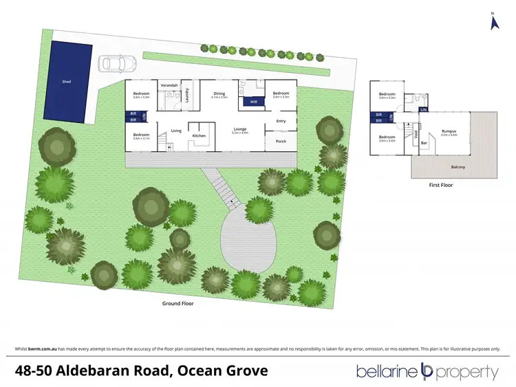 Floorplan of Homely house listing, 48-50 Aldebaran Road, Ocean Grove VIC 3226