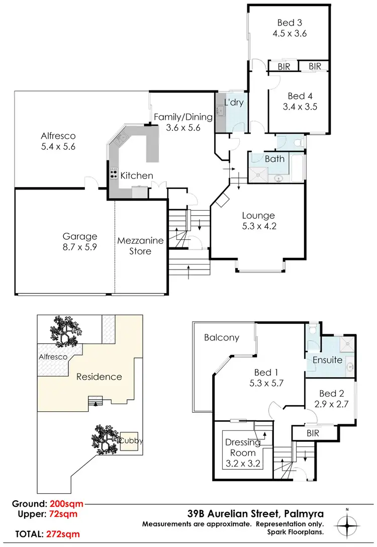 Floorplan of Homely house listing, 39B Aurelian Street, Palmyra WA 6157