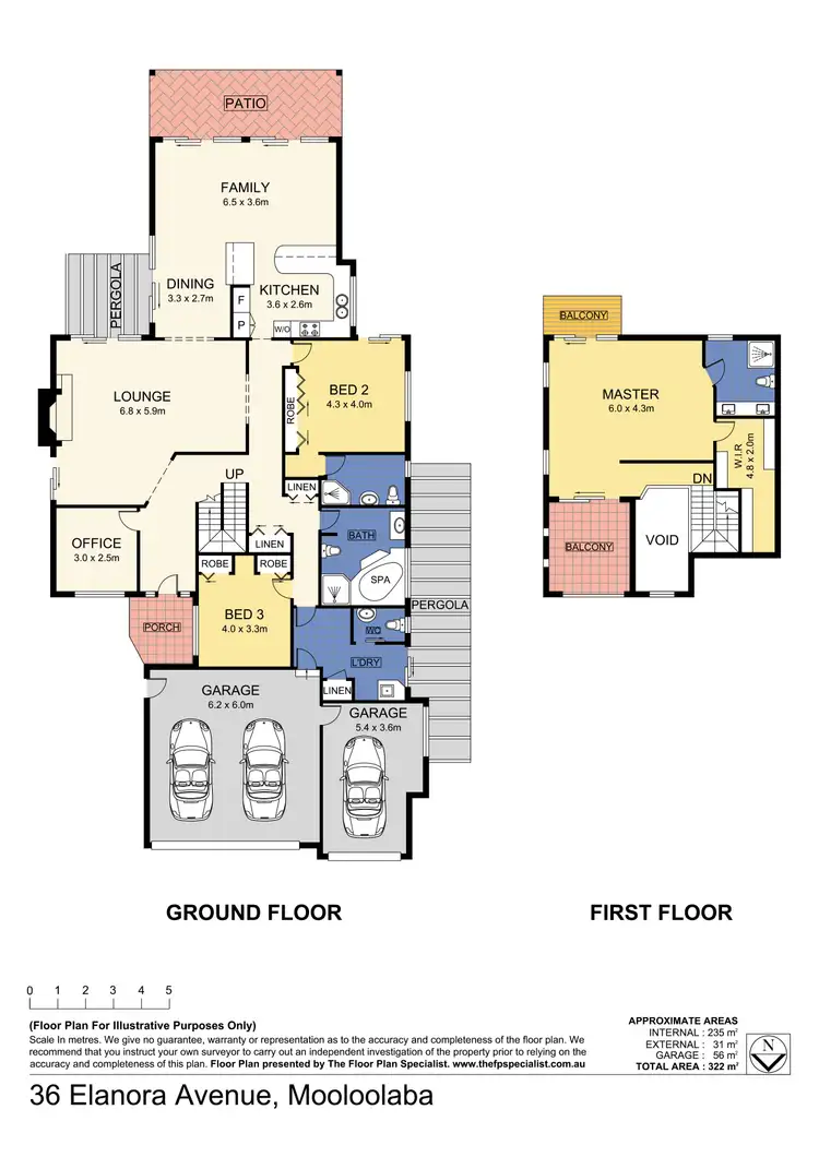 Floorplan of Homely house listing, 36 Elanora Ave, Mooloolaba QLD 4557