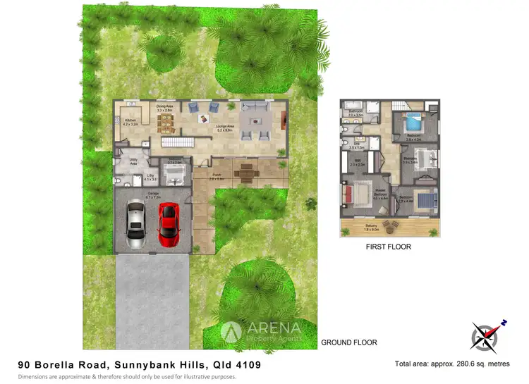 Floorplan of Homely house listing, 90 Borella Road, Sunnybank Hills QLD 4109