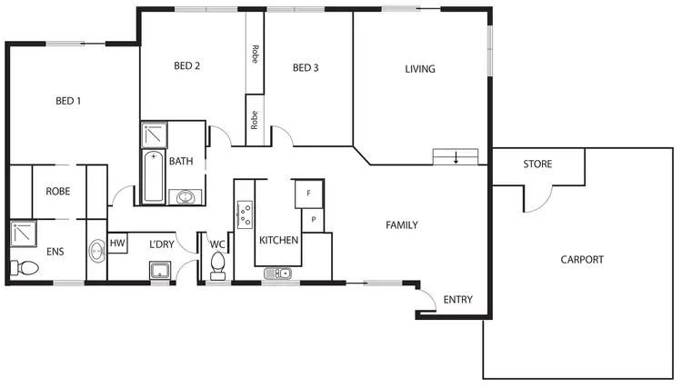 Floorplan of Homely townhouse listing, 6/27 Gaunson Crescent, Wanniassa ACT 2903