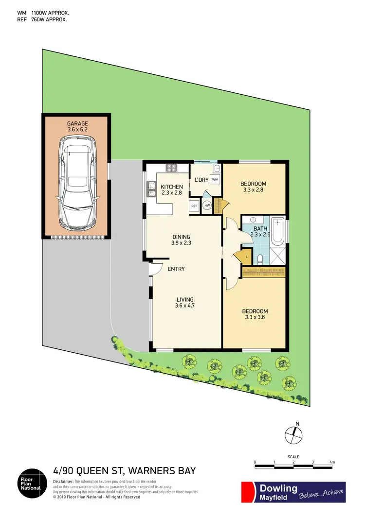 Floorplan of Homely house listing, 4/90 Queen Street, Warners Bay NSW 2282
