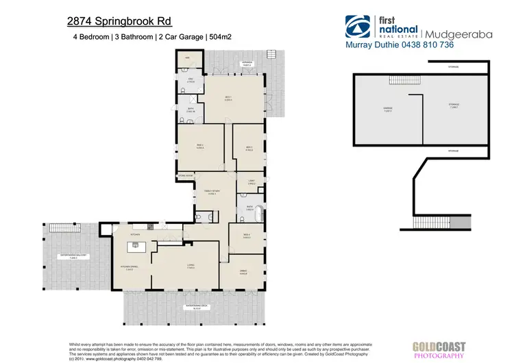Floorplan of Homely rural property listing, 2874 Springbrook Road, Springbrook QLD 4213