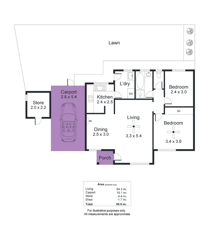 Floorplan of Homely unit listing, 11/7 Easton Road, Morphett Vale SA 5162