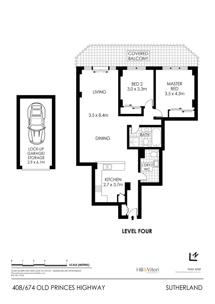 Floorplan of Homely apartment listing, 408/674 Old Princes Highway, Sutherland NSW 2232