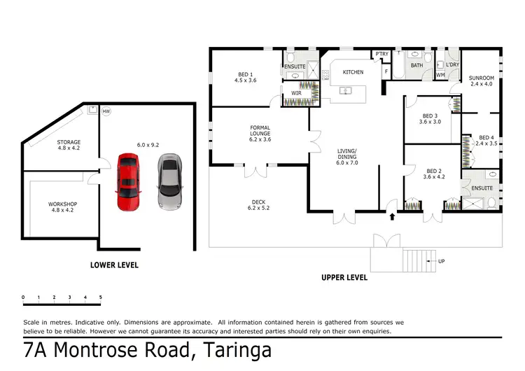 Floorplan of Homely house listing, 7A Montrose Road, Taringa QLD 4068