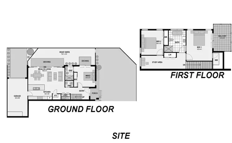 Floorplan of Homely townhouse listing, 17 Craig Street, Keilor East VIC 3033
