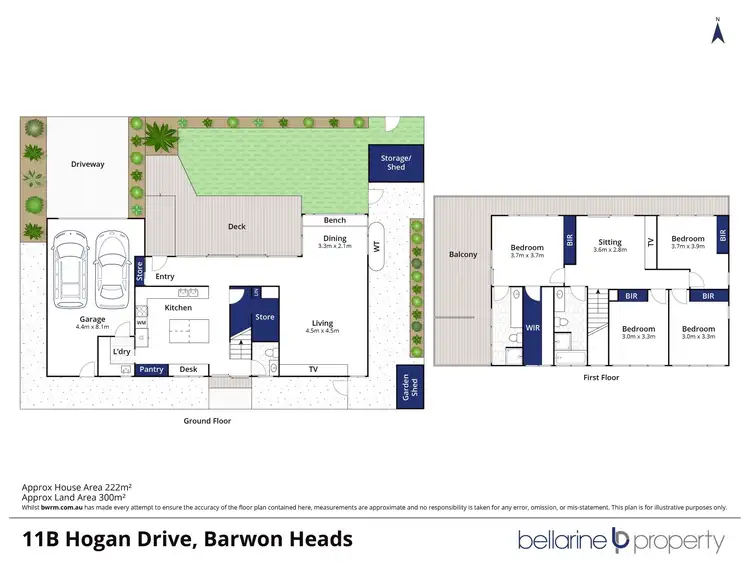 Floorplan of Homely house listing, 11B Hogan Drive, Barwon Heads VIC 3227