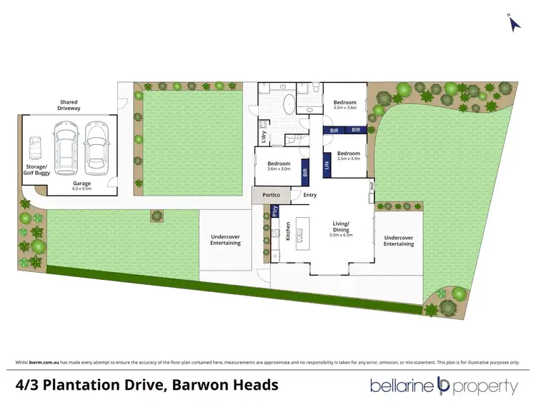 Floorplan of Homely townhouse listing, 4/3 Plantation Drive, Connewarre VIC 3227