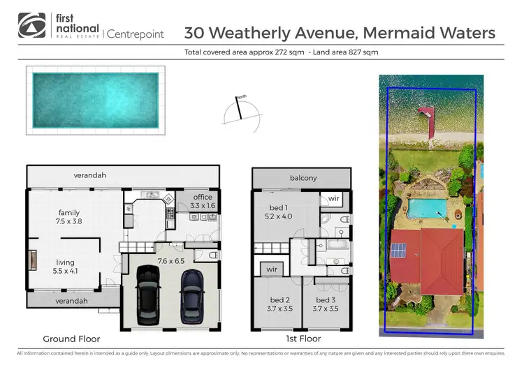 Floorplan of Homely house listing, 30 Weatherly Avenue, Mermaid Waters QLD 4218