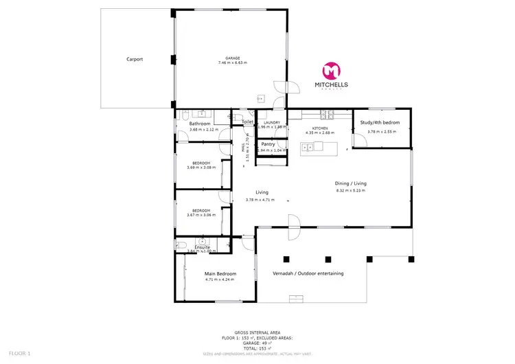 Floorplan of Homely house listing, 31 Madsen Road, Urraween QLD 4655