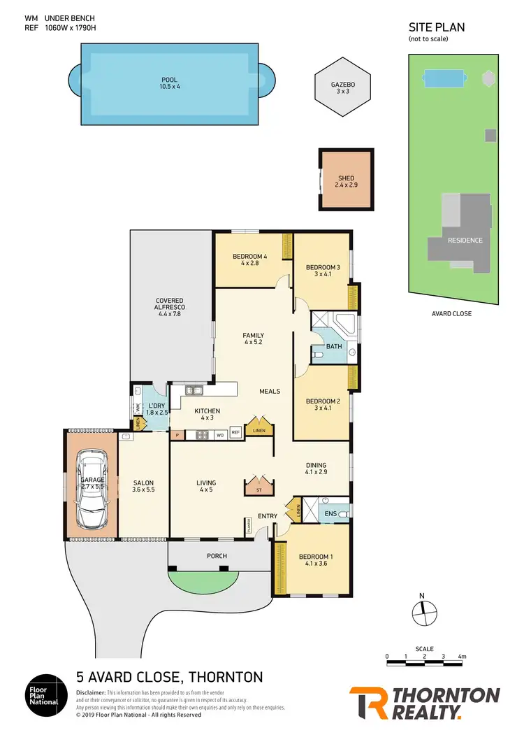 Floorplan of Homely house listing, 5 Avard Close, Thornton NSW 2322