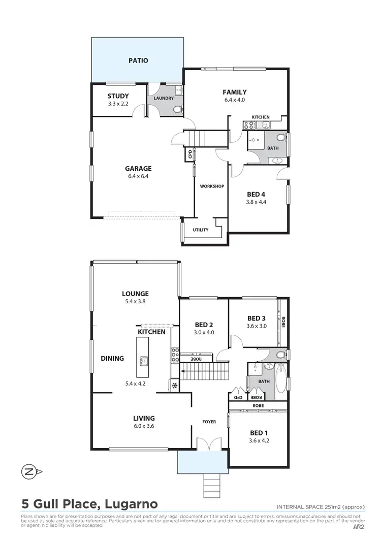 Floorplan of Homely house listing, 5 Gull Place, Lugarno NSW 2210