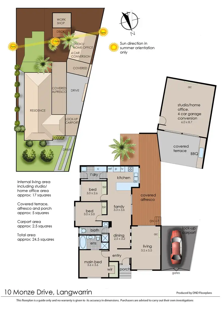 Floorplan of Homely house listing, 10 Monze Drive, Langwarrin VIC 3910