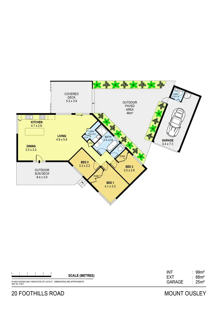 Floorplan of Homely house listing, 20 Foothills Rd, Mount Ousley NSW 2519