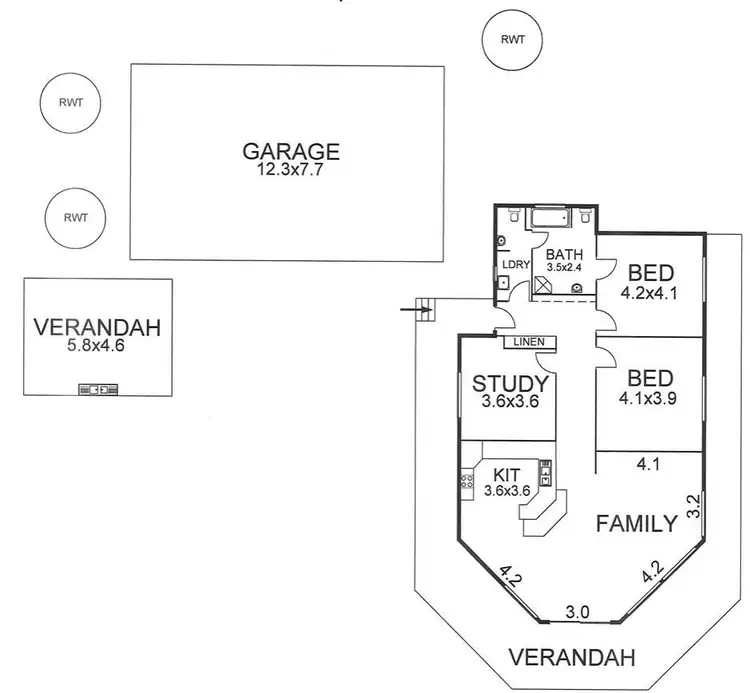 Floorplan of Homely house listing, 6 Lions Road, Murray Bridge SA 5253