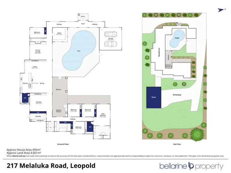 Floorplan of Homely house listing, 217 Melaluka Road, Leopold VIC 3224
