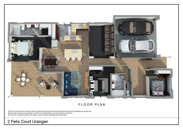Floorplan of Homely house listing, 2 Felix Court, Urangan QLD 4655